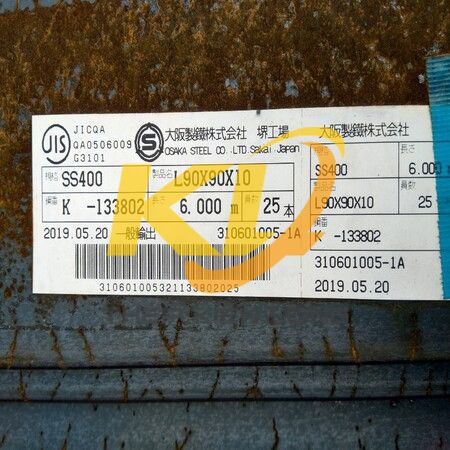 THÉP HÌNH V90X90X10MM NHẬT BẢN