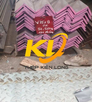 THÉP HÌNH GÓC V75X75X8MM/8LI
